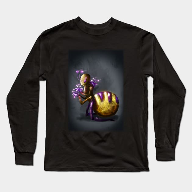 Ant World - Violet Fairy Long Sleeve T-Shirt by InVeCt Art